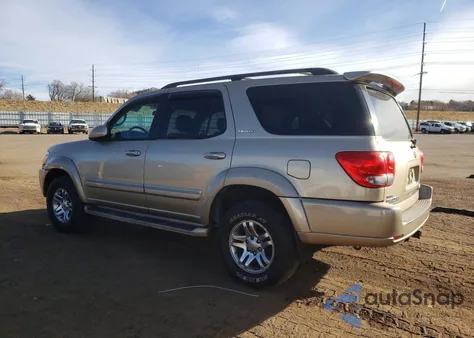 2006 Toyota Sequoia Limited z USA, uszkodzony, nr VIN 5TDBT48A16S268419